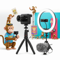 NEW LAUNCH: 500+ Viral AI Monkey Vlogging Reels Bundle