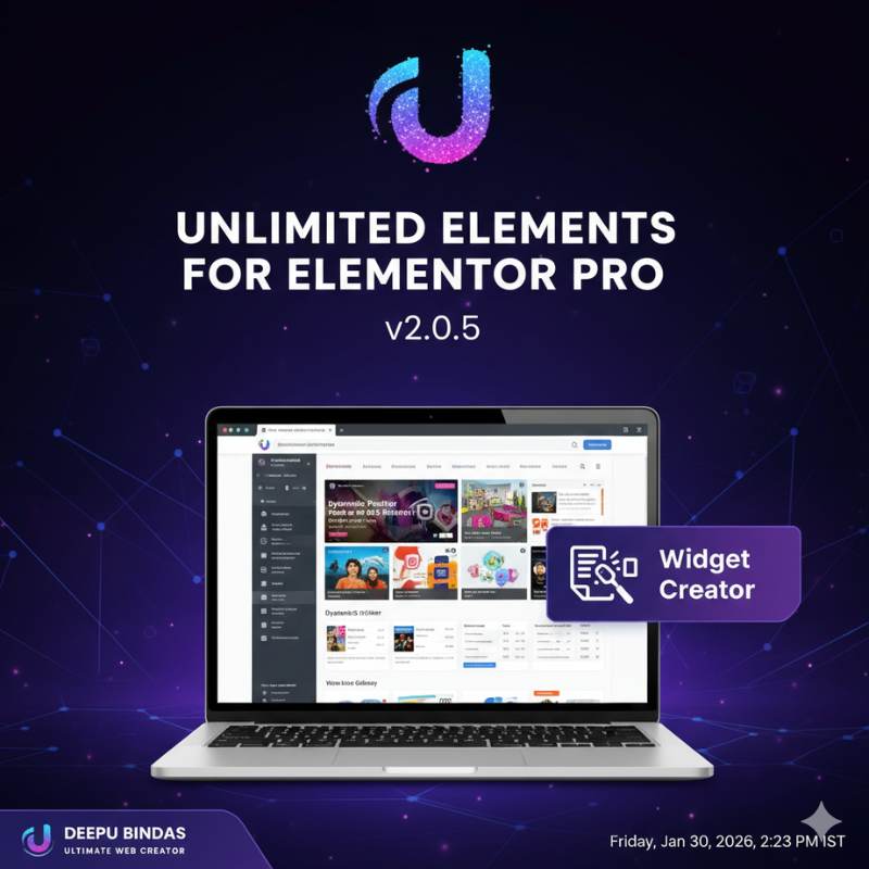 Unlimited Elements for Elementor Pro by deepu bindaas Unlimited Elements for Elementor Pro by deepu bindaas