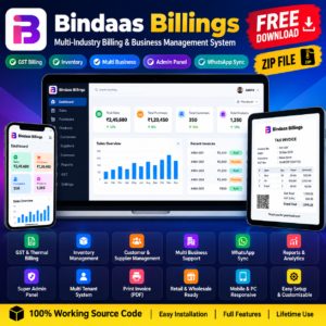 Bindaas Billings Free GST Billing Software